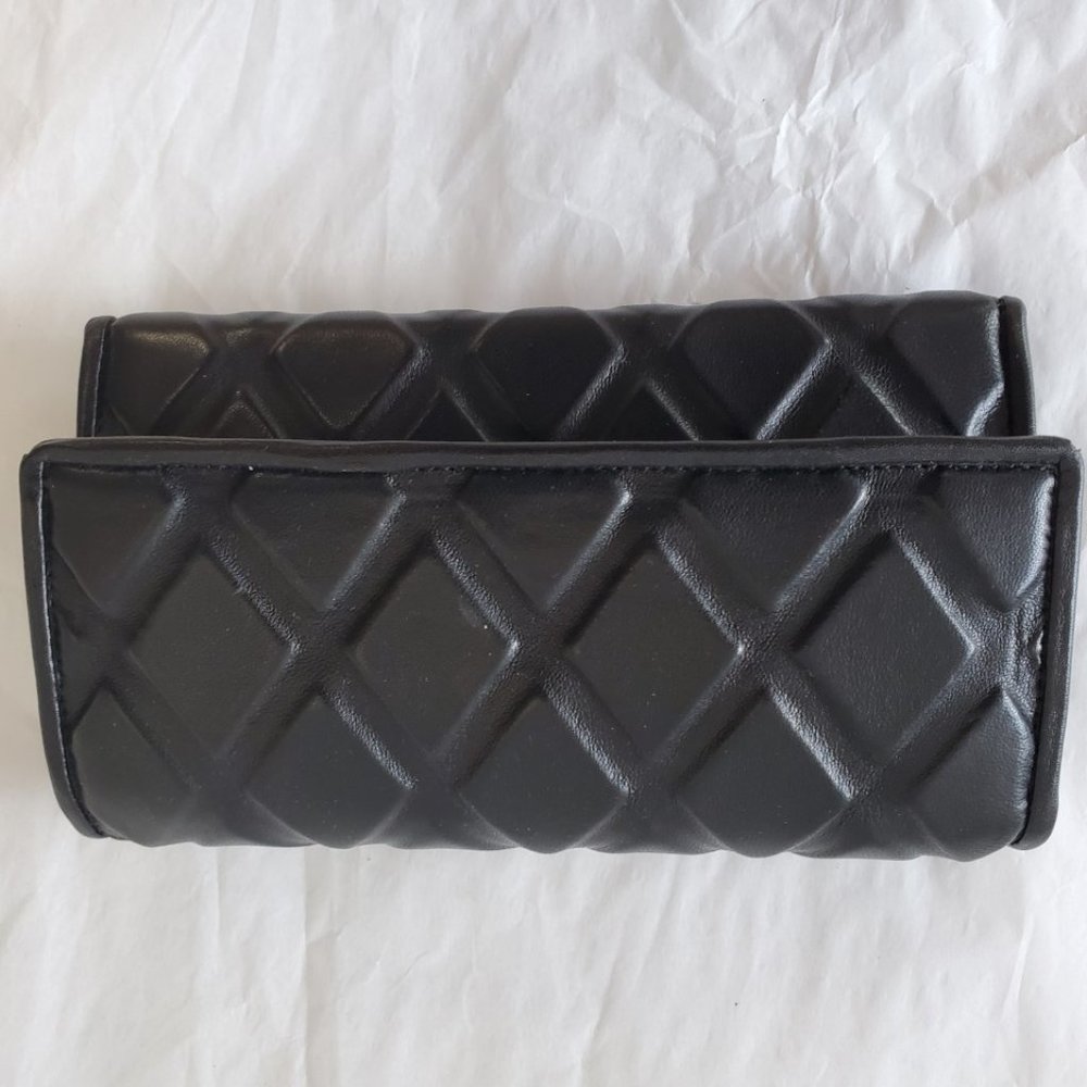 Black leather wallet